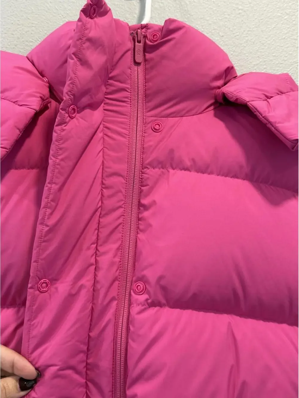 Lululemon Wunder Puff Super-Cropped Vest Sonic Pink, NWOT, Size 8